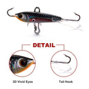 Jig Carp Pike Perch Spoon Metal Winter Bait Bionic Crankbait Ice Fishing Lure