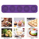 Fondant Mould - 5 / 6 Cavities Candy Game Molds Silicone Molds for Soap Candle