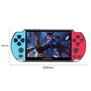 X7 Plus 5.1 inch Handheld Game Console 8GB Built-in 200 Games (Blue Red) Newly