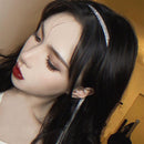 Rhinestone Headband Tassel Hair Band Women Elegant Shiny Headwear (Style 2)