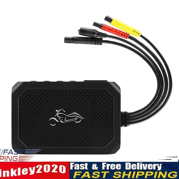 M1 1080P HD Motorcycle DVR System Dual Channel Loop Recording Dash Cam Newly
