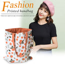 Ladies Double-sided Tote Bag Handbag Large Capacity Fruit Printing Shopping Bag