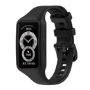 Strap for Huawei Honor Band 6 Pro Silicone Wristband Replacement (Black)
