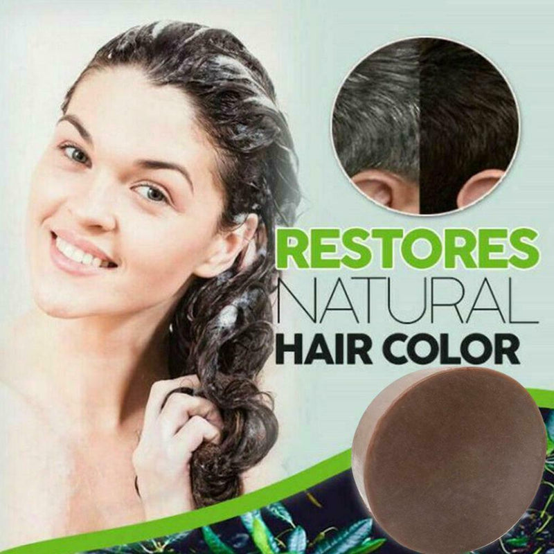 Polygonum Multiflorum Soap Hair Darkening Shampoo Soaps Bar Grey Reverse C8G8
