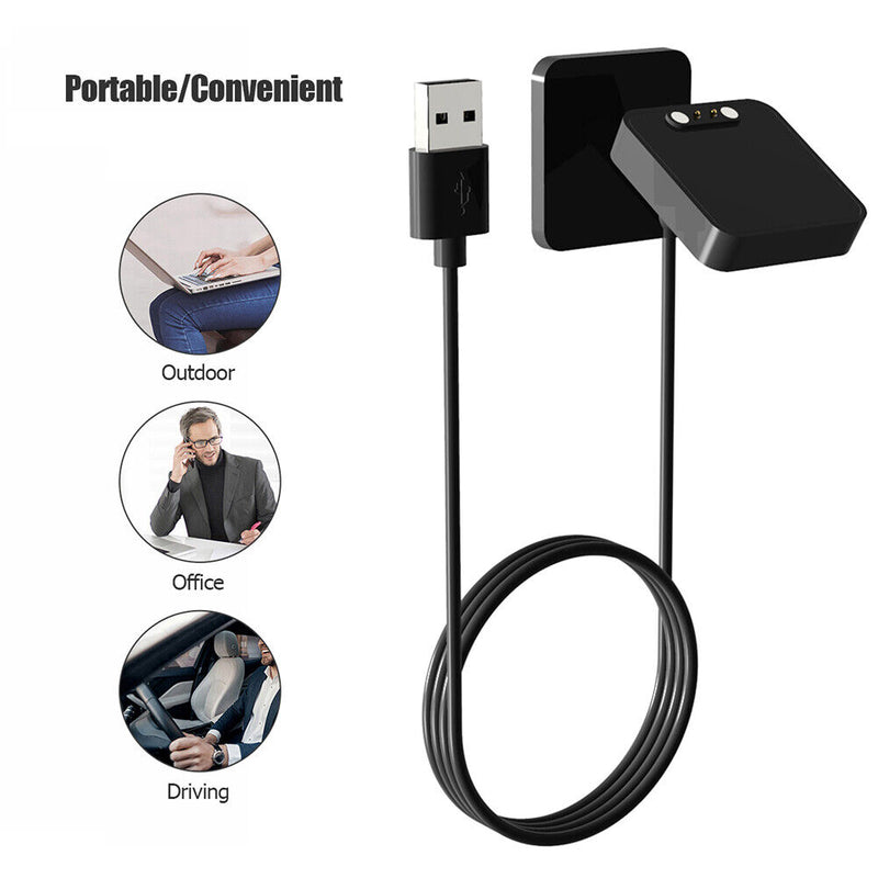 USB Charger for Haylou Solar LS05 RT LS05S RT2 LS10 Stand Holder Dock Bracket