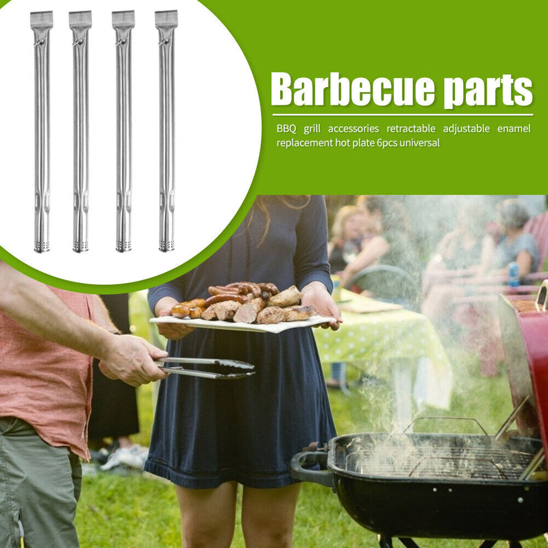 4x Universal BBQ Gas Grill Tube Barbecue Burners Pipes for CHARBROIL KENMOR