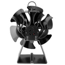 Efficient Eco Friendly Fireplace Fan Stove Fan Fire Burning Log Wood Burner