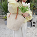 Casual Handmade Straw Portable Shoulder Tote Bag Beach Large Capacity Handbag