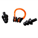 #A Waterproof Soft Summer Swimming Earplugs + Nose Clip Kits Swim Diving Supplie