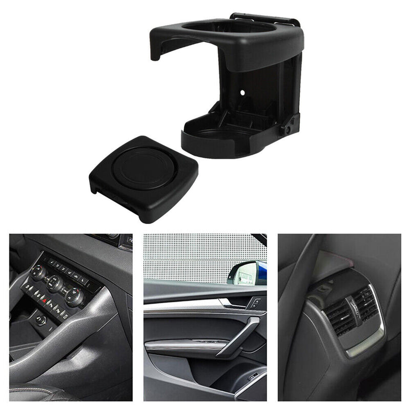 Universal Car Cup Drink Holder Support Auto Interior Folding Brace (Black) Newly