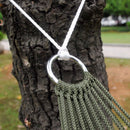 2pcs 2m Hammock Tied Rope Park Tree Hanging Swing Chair Bed Strap (White) Newly