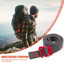1.5m nylon rope with cord strap and quick tension hook for climbing