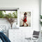 Red Skirt Girl Paint By Numbers Kit DIY Frameless Picture On Canvas (S438)