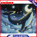 Full Embroidery Stars Sea 3-Beach 14CT Counted Cross Stitch Cotton DIY Kit