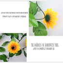 Flowers Cane Sunflower Rattan Garland Sunflowers Vine Simulation Flower