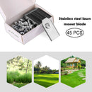 45pcs Mower Blades Stainless Steel Brush Cutter Parts for Trimming Machine Newly