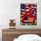 Flag Dog Oil Paint by Numbers Hand Painted Frameless Picture Home Ornament Kit