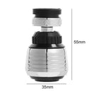 360° Rotary Universal Water Saving Tap Faucet Bubble Aerator Nozzle Filter Newly