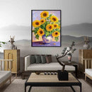 Sunflower 5D DIY Full Round Drill Diamond Painting Home Hanging Beadwork Cr