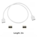 4Pin Extension Cable RGB 5050 3528 LED Strip Light Connector Wire (2m) Newly