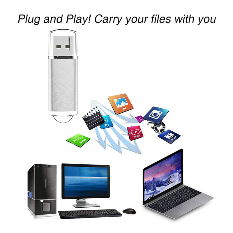 CW10029 Metal USB Flash Drive Clear Cap Zinc Alloy High Speed USB 2.0 Pen Drive