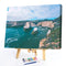 Acrylic Painting By Numbers DIY Waterfall Lake Drawing Hand Painted Wall Picture