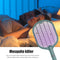 Electric Insect Swatter USB Rechargeable Led Light Mosquito Killer (Green) Newly