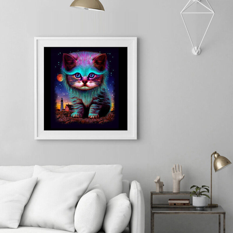 5D DIY Part Special Shaped Drill Diamond Painting Cat