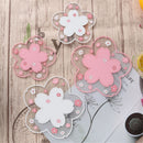 Cup Mats Cherry Blossom Heat Insulation Mat Non-slip Coasters Bowl Pad