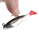 Luya Accessories 9.5g/80mm T Tail Lead Fish Swimbait Lure Fishing Tackle Bait