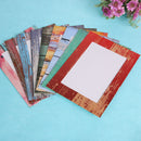 7""-DIY Photo Frame Wall Paper Creative Wood Frame Paper Hanging Album Decor