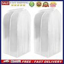 2pcs Zipper Clothes Dust Cover Space Saving Laundry Hanging Bag Home Accessories