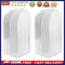 2pcs Zipper Clothes Dust Cover Space Saving Laundry Hanging Bag Home Accessories