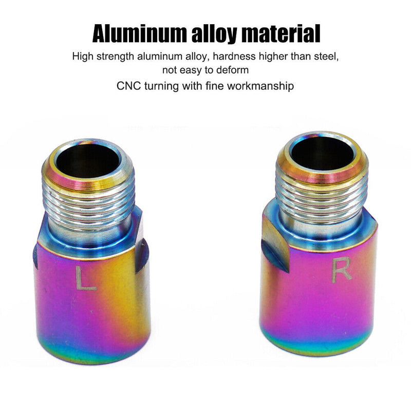 1 Pair MTB Road Bicycle Pedal Axle Extension Shaft Bike Pedal Extender Spacers