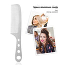 Space Aluminum Anti-static Comb Barber Hairdressing Styling Hair Brush (L) Newly