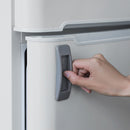 2pcs Self-adhesive Door Handle Cabinet Glass Window Drawer Handles (Grey) Newly
