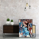 Oil Paint By Numbers Picture DIY Drawing Painting Dancing Couple Paint Decor Art