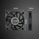 Silent Fan for Computer Cases Chassis Cooling Fan Hydraulic Bearing (6cm) Newly