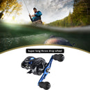 7.2/1 Metal Low Profile Baitcasting Fishing Reel Lure Anti-Tangle Fishing Reel