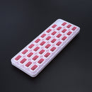 #A 31 Dividers Travel Container for Vitamins Digital Grid Keyboard Monthly Pill