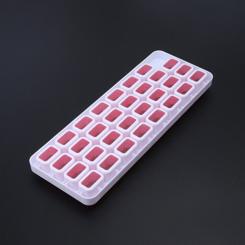 #A 31 Dividers Travel Container for Vitamins Digital Grid Keyboard Monthly Pill