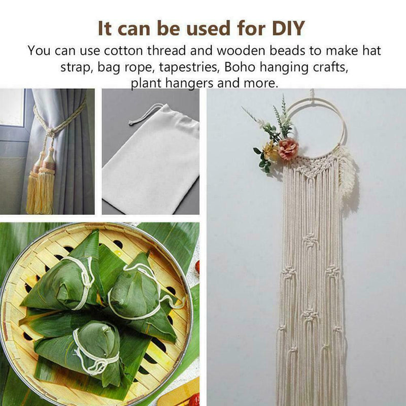 Cotton Thread Combination Set DIY Plant Sling Weaving Material J0E4