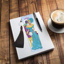 2pcs DIY Diamond Painting Leather Bookmark Lady Special-shaped Drill Book Mar