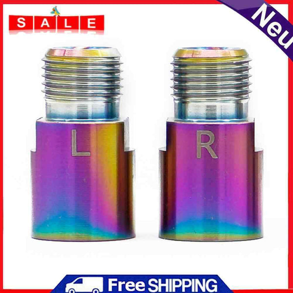 1 Pair MTB Road Bicycle Pedal Axle Extension Shaft Bike Pedal Extender Spacers