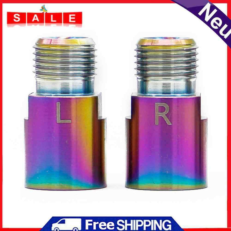 1 Pair MTB Road Bicycle Pedal Axle Extension Shaft Bike Pedal Extender Spacers