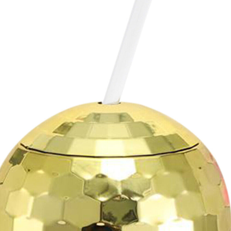 #A Disco Ball Cups Cocktail Nightclub Party Straw Wine Glass Drinking Mug Bar To