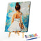 Ballet Girl Partial Oil Paint By Numbers DIY Handpainted on Canvas Wall Art