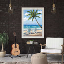 Oil Paint By Numbers Seaside Coloring Picture Digital L455