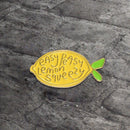 Creative Yellow Lemon Brooches Enamel Badges Jacket Bag Decor Jewelry Gift