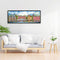 14CT Counted Full Cross Stitch DIY Victoria Dock Hand Paint Room Decor 70x28cm